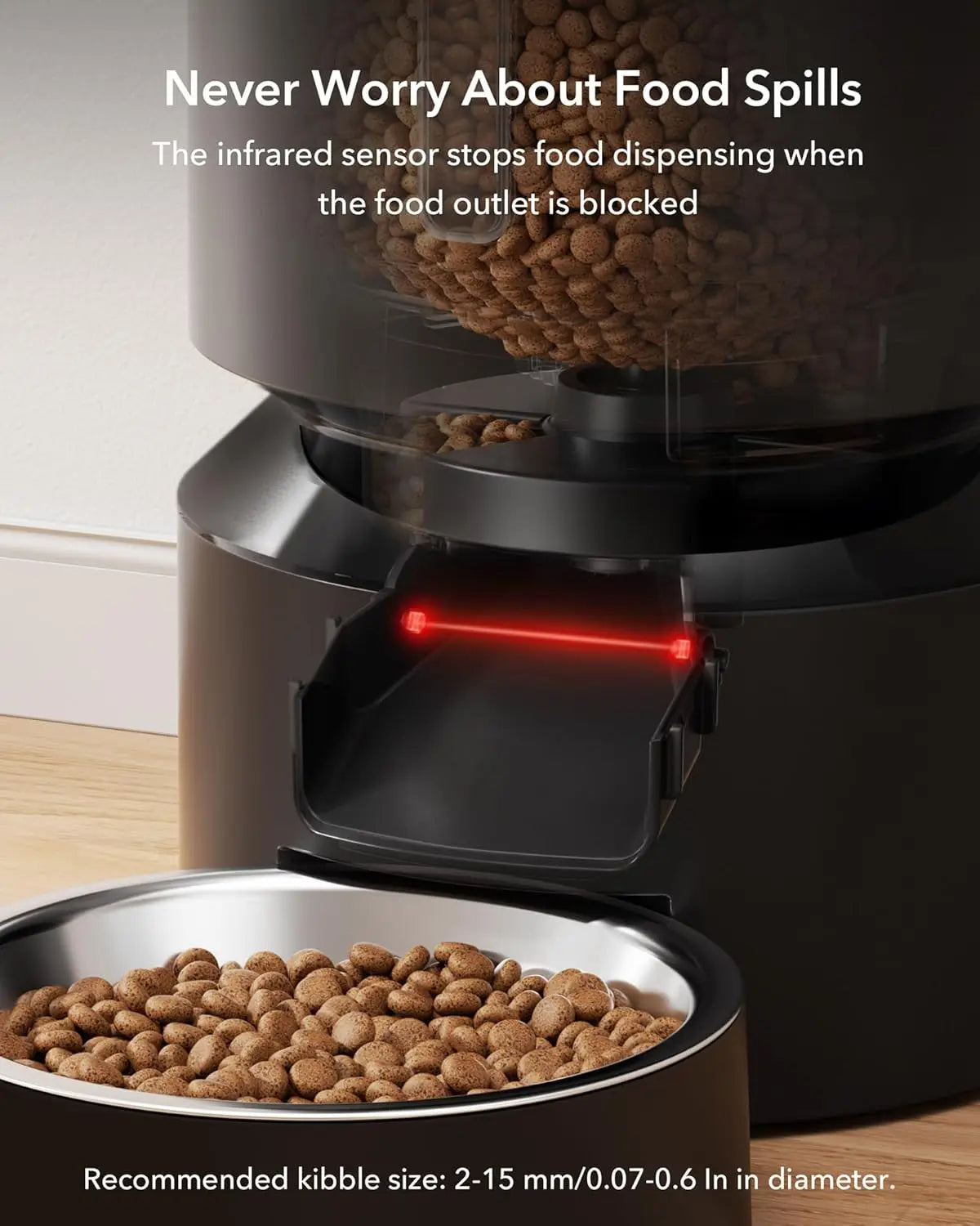 Automatic Pet Feeder Timed Dispenser for Cats and Dogs