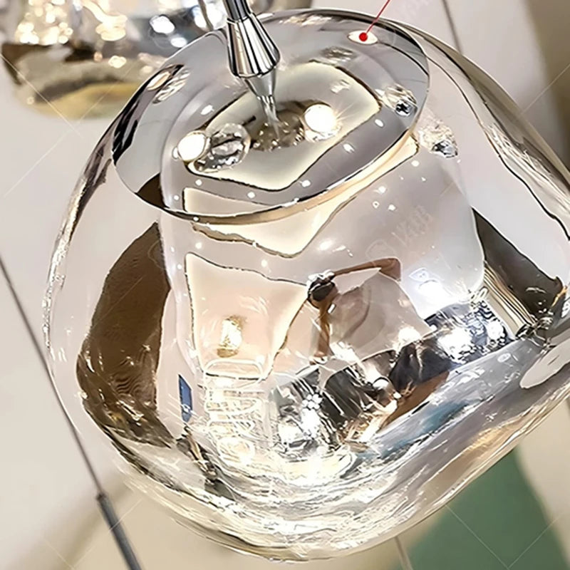 Modern LED Pendant Lights For Living Room Staircase Chandelier Indoor Hanging Lighting