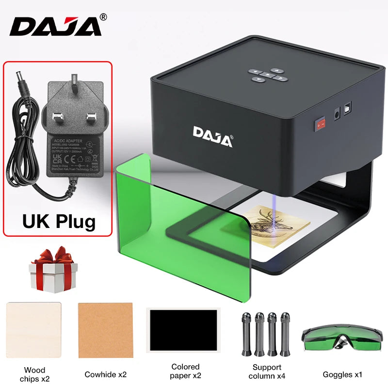 DAJA DJ6 Mini Portable Laser Engraver Bluetooth CNC