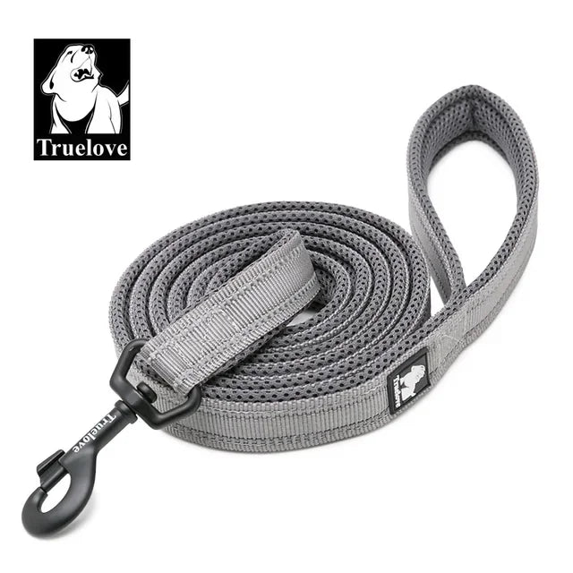 Soft Dog Pet Leash in Harness and Collar Reflective Nylon Cat Mesh Walking Training 11 Color Length 110cm TLL2111