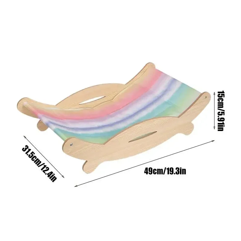 Guangdong Wooden Cat Lounge Chair Kitten Hammock Lounger Indoor Outdoor Pet Sofa Bed