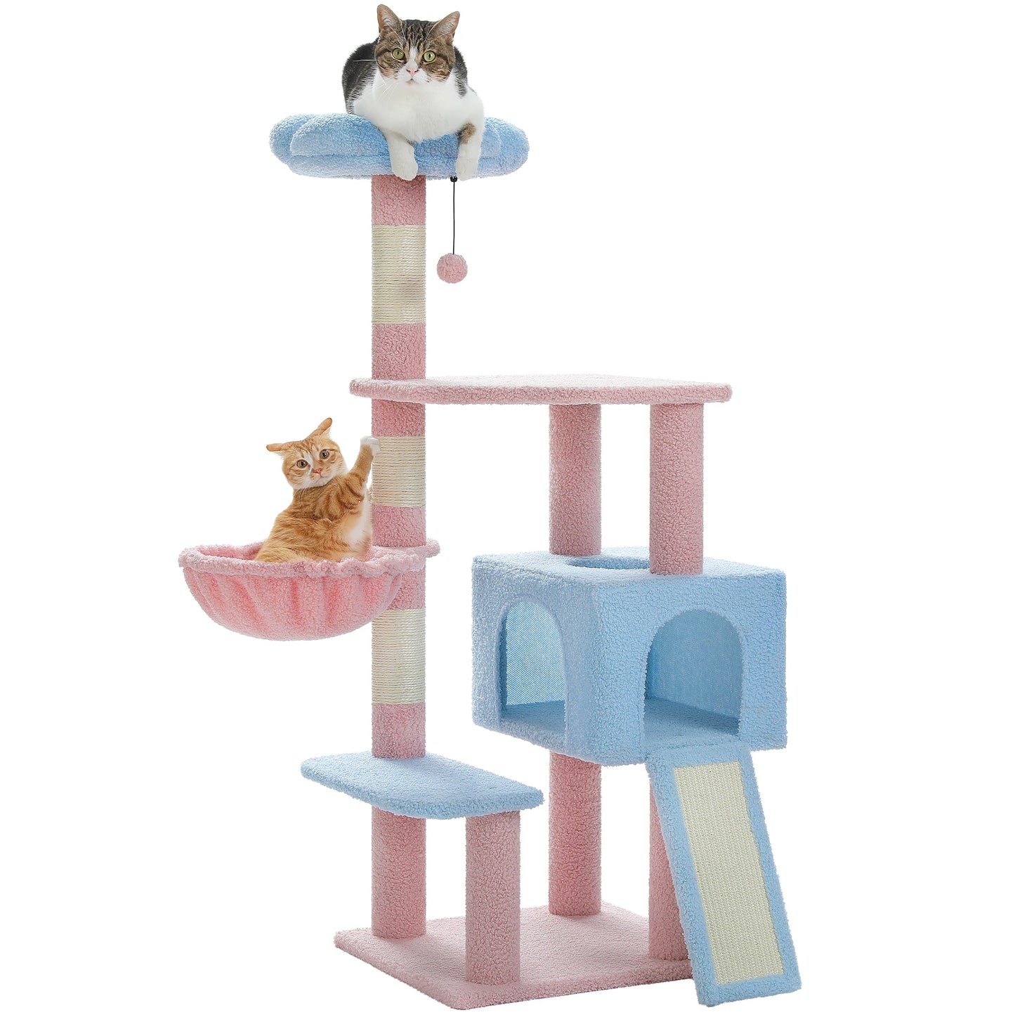 PAWZ Road Flower Cat Tree Multi Level Cat Tower Sisal