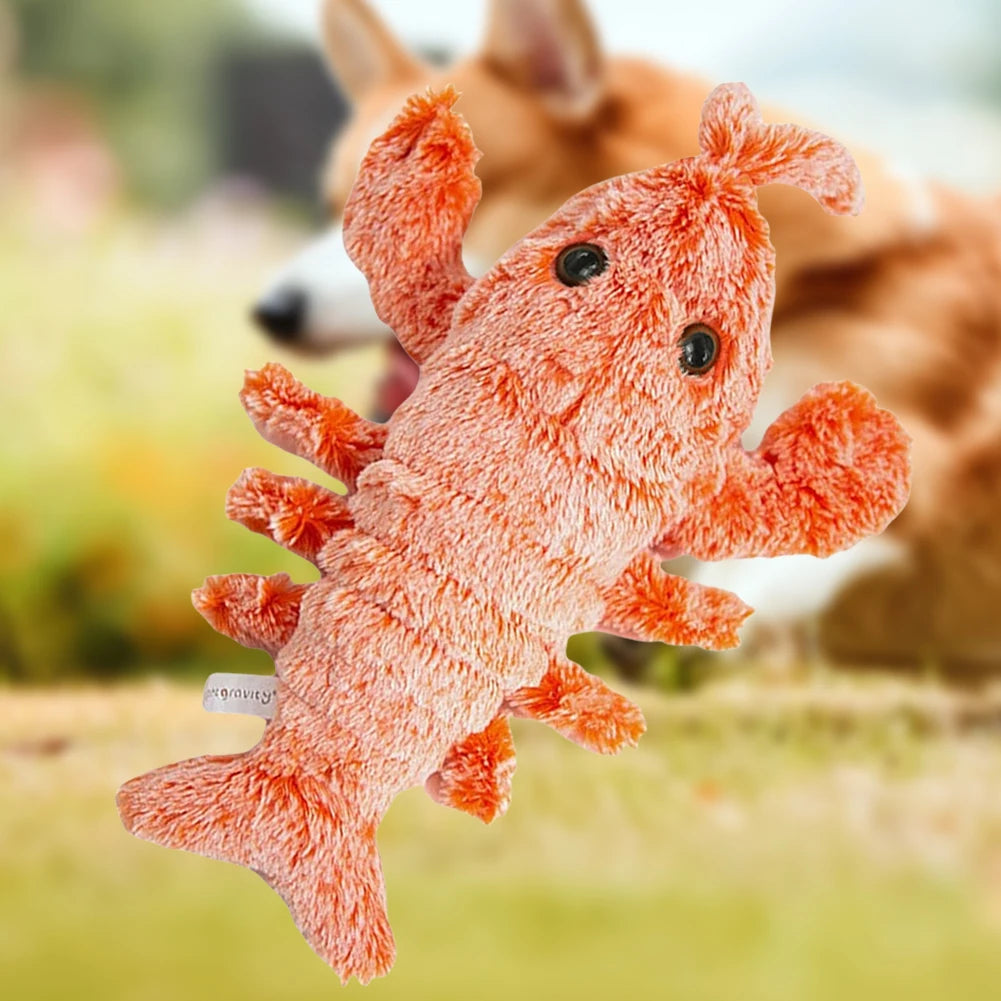 Shunmaii Floppy Lobster Multisensory Interactive Canine Toy With Realistic Teething