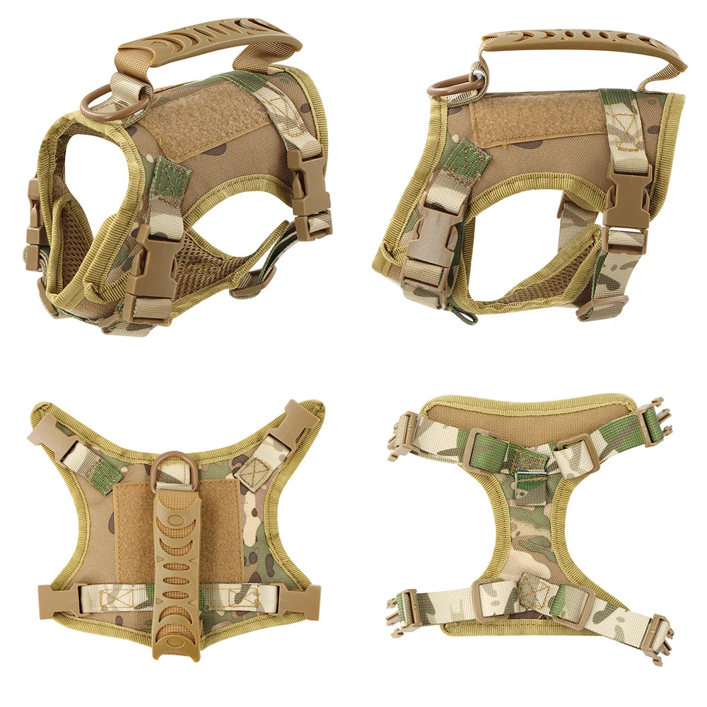 Petravel Tactical Cat Harness With Control Handle Adjustable Military Style For Small Dogs And Cats