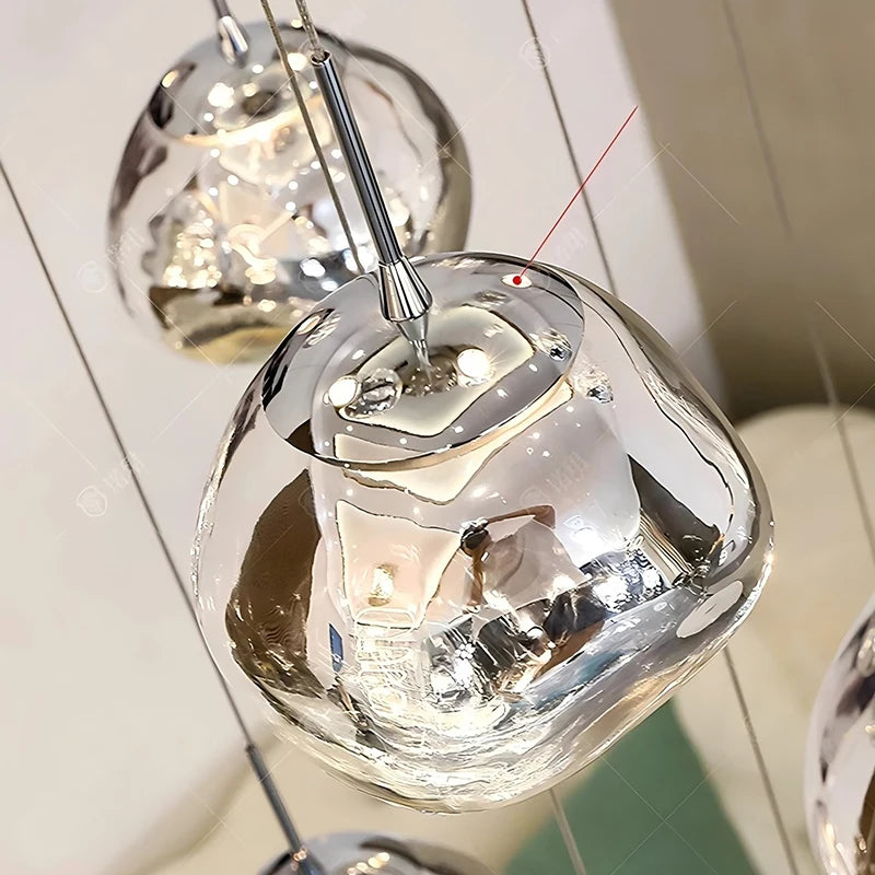 Modern LED Pendant Lights For Living Room Staircase Chandelier Indoor Hanging Lighting