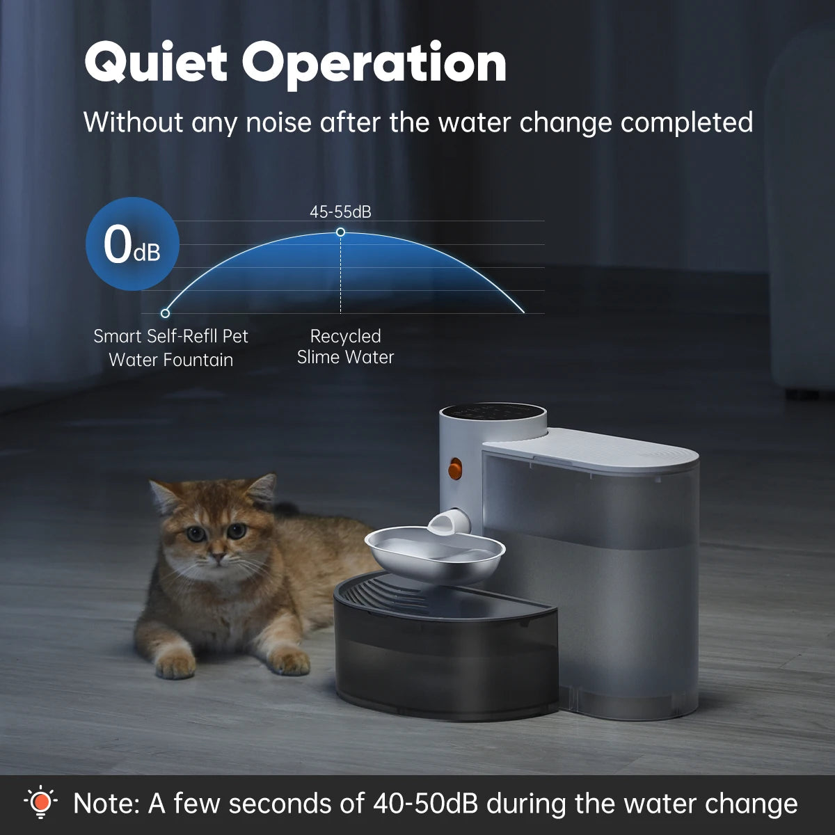 Stainless Steel Bowl Pet Intelligent Pouring Water Dispenser Automatically Purifies The Wireless Drinking Bowl For Dogs
