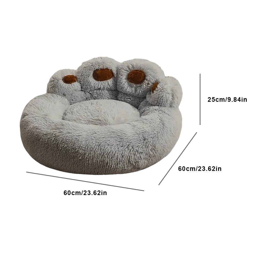NONECN Fluffy Dog Bed Sofa Kennel Mat Plush For Pets