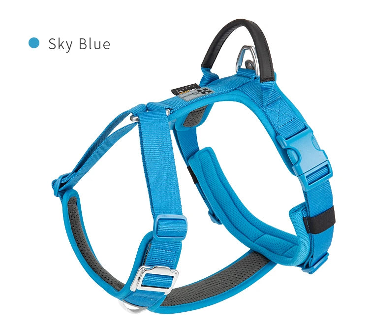 Small Combination No Pull Reflective Adjustable Dog Harness Vest