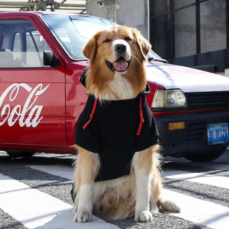 Dog Hoodie Pet Clothes Sweaters with Hat for Small Medium Large Dogs Winter Fleece Dog Coat for Golden retriever dog costume