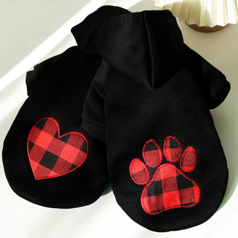 Dog Hoodie Pet Clothes Sweaters with Hat for Small Medium Large Dogs Winter Fleece Dog Coat for Golden retriever dog costume