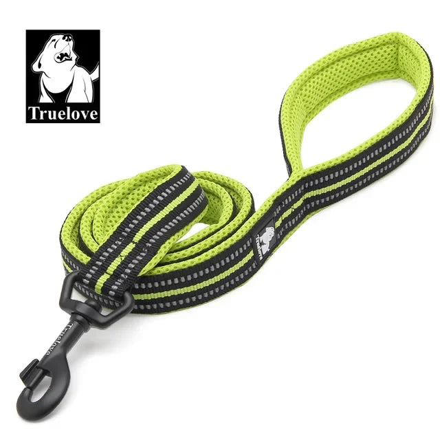 Soft Dog Pet Leash in Harness and Collar Reflective Nylon Cat Mesh Walking Training 11 Color Length 110cm TLL2111
