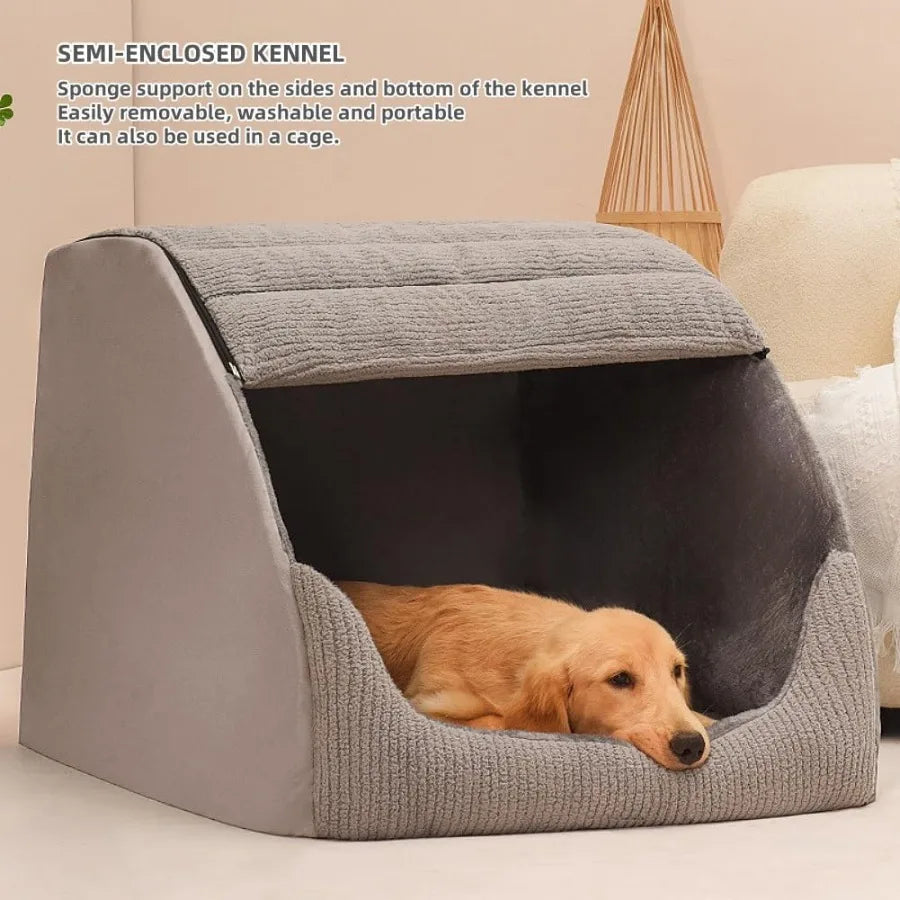 Extra Large Dog Bed Featuring EnhancedUltraSoft MemoryFoam Cushion And NonSlippery