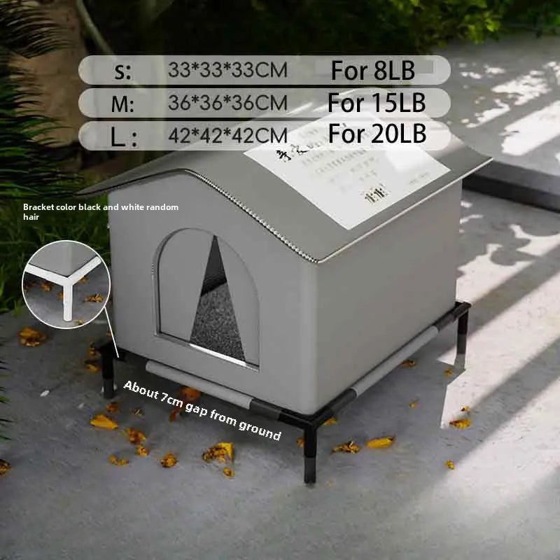 Outdoor Waterproof Pet Cave Bed For Small Dogs And Cats