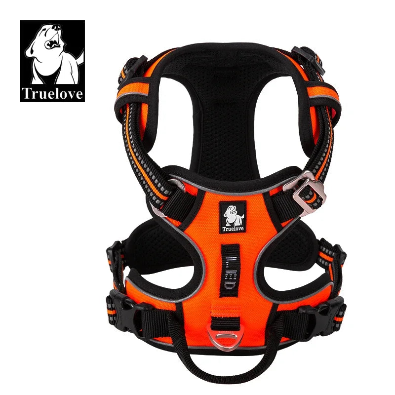TRUELOVEB Explosion-Proof Dog Harness Camouflage Reflective Nylon