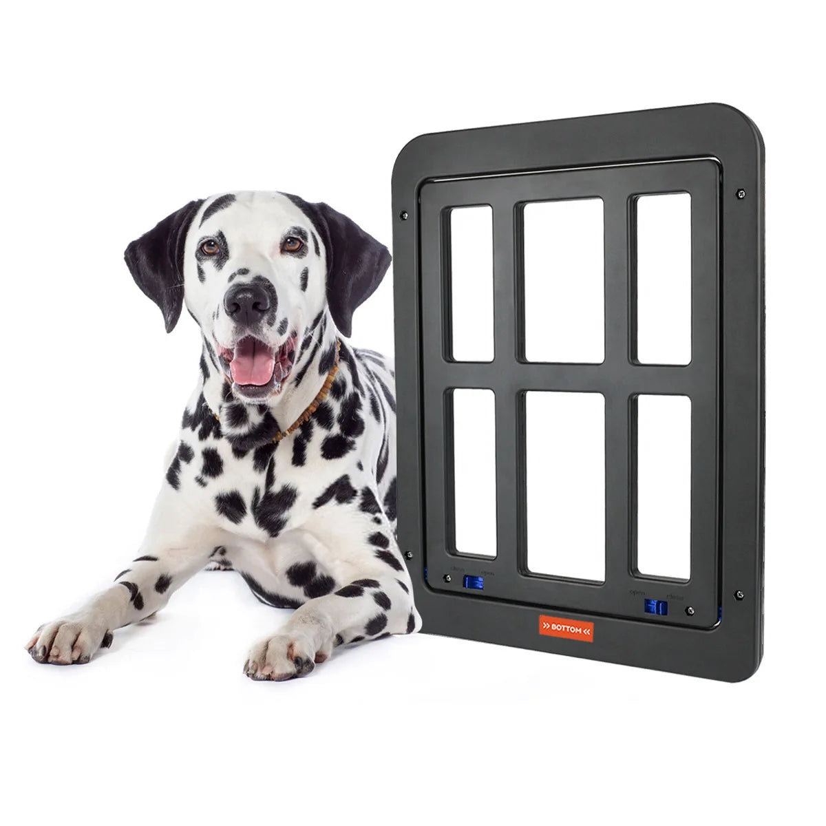 ATUBAN Dog Screen Door Automatic Magnet Close Lockable Durable ABS