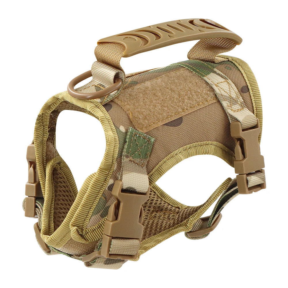 Petravel Tactical Cat Harness With Control Handle Adjustable Military Style For Small Dogs And Cats