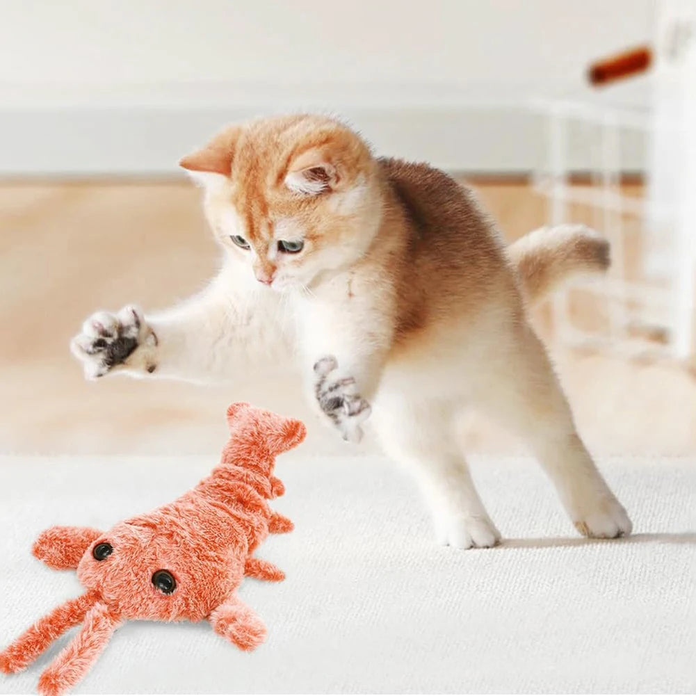 Shunmaii Floppy Lobster Multisensory Interactive Canine Toy With Realistic Teething