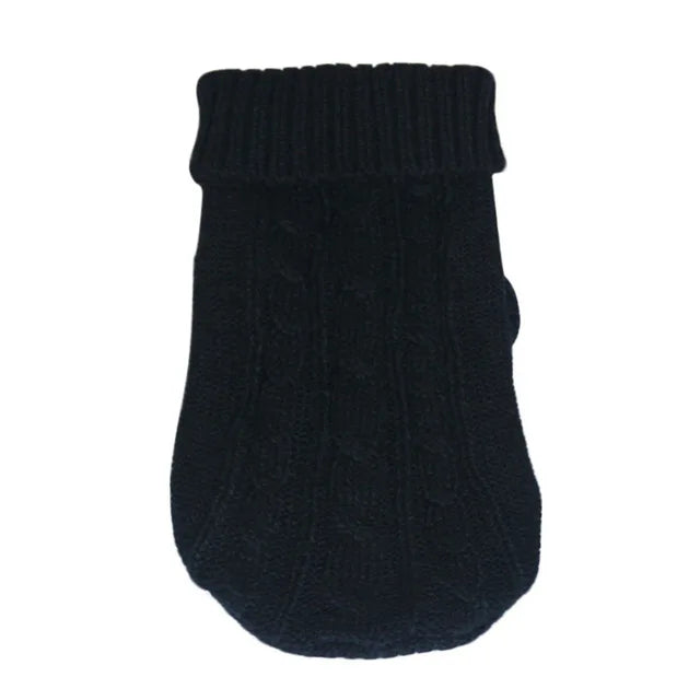 Cozy Winter Knitted Dog and Cat Sweater Coat