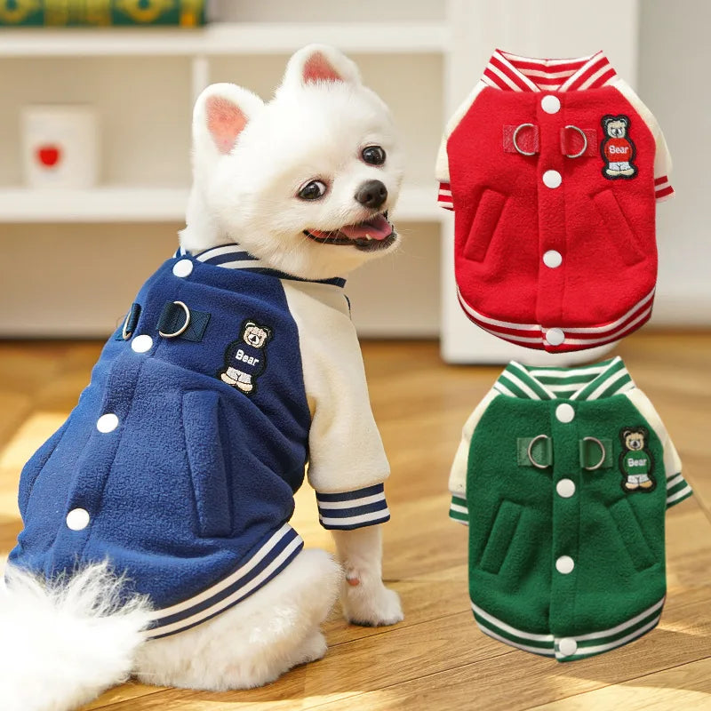 Puppy Coat With D Ring Outdoor Jacket For Dogs