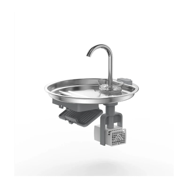 Pet Water Fountain 2.2L Large Capacity 304 Stainless Steel Ultra Quiet USB Cat and dog drinking water fountain Automatic feeder