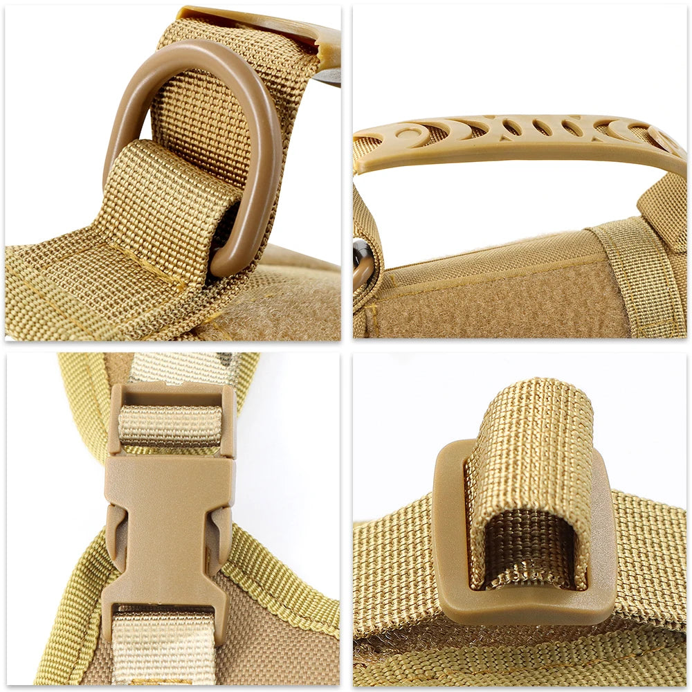 Petravel Tactical Cat Harness Leash With 9 Patches Adjustable Pet Vest Harness For Cats