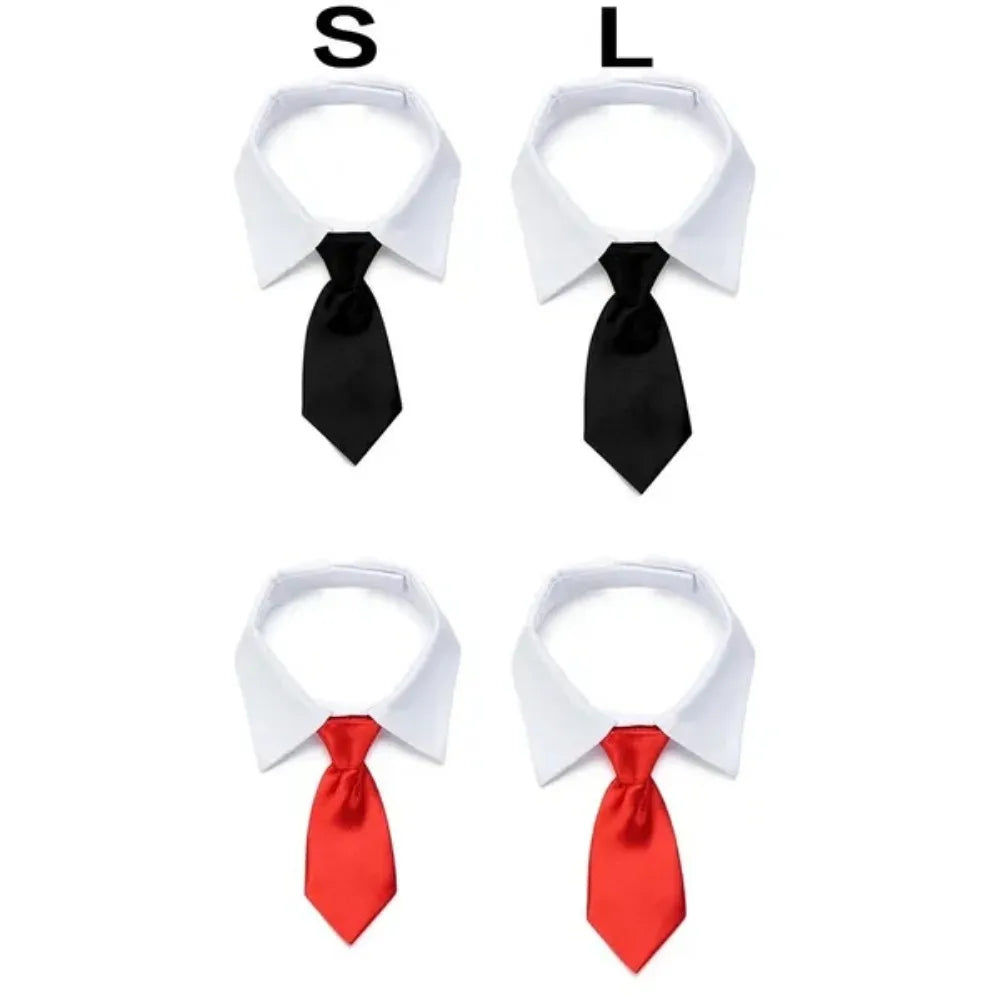 Pet Puppy  Bow Tie Necktie,  Adjustable Pet Neck Tie Costume Formal Dog Collar for Small Dogs and Cats Puppy Ties