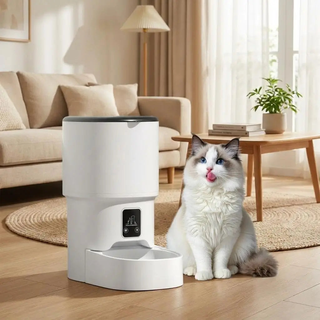 HiMISS Programmable Automatic Pet Feeder With Timer And Portion Control