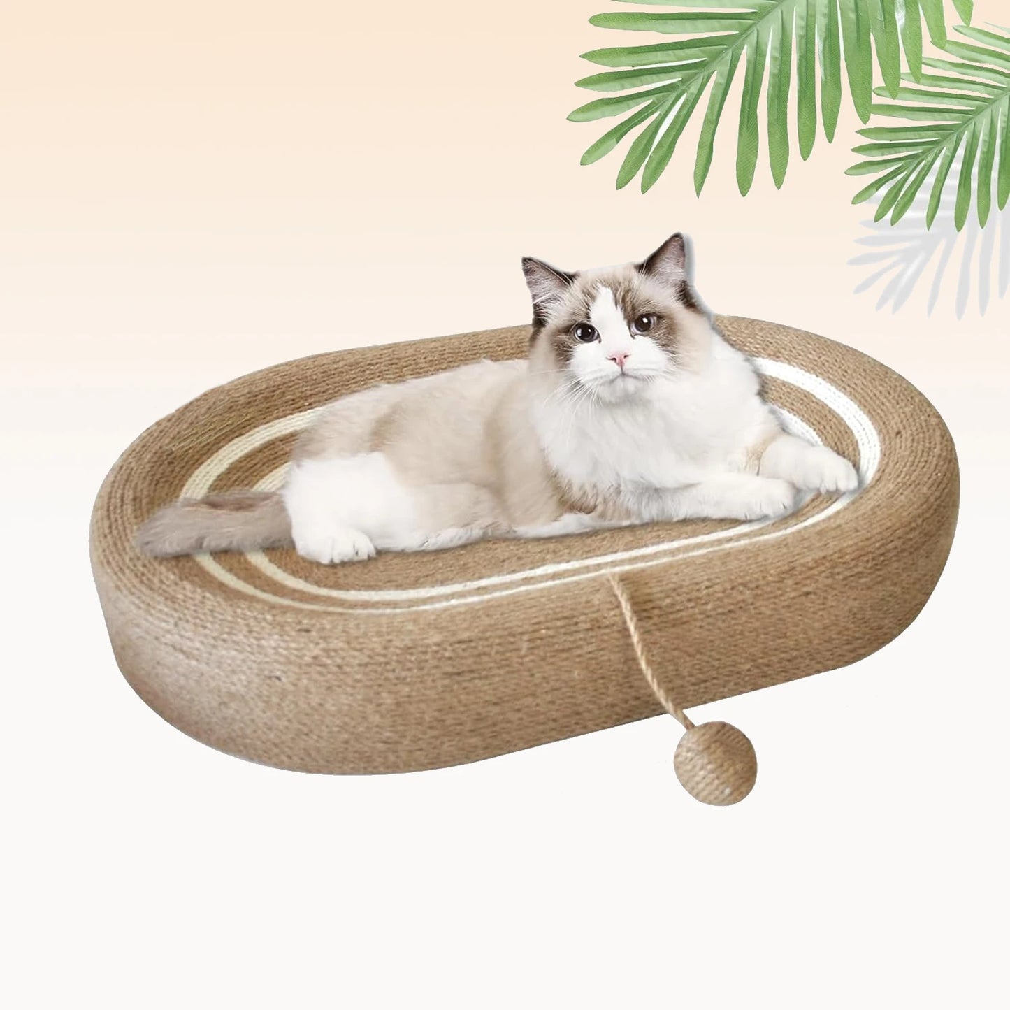 CN Cat Scratching Bed Sisal Scratching Pad Indoor Durable Sofa For Cats Premium Quality Eco Friendly