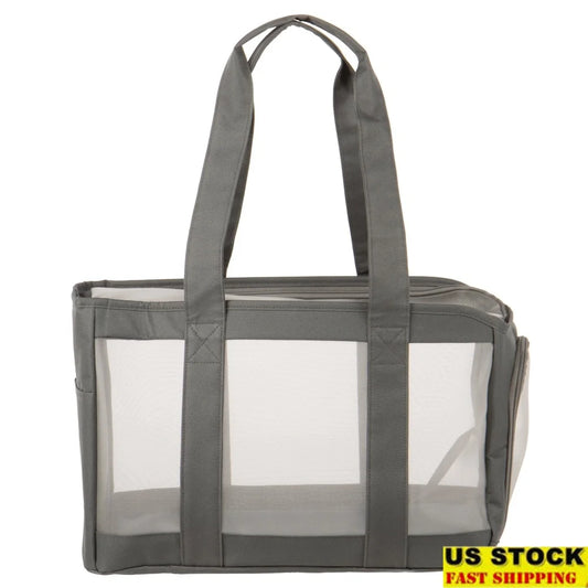 DUTRIEUX Durable Mesh Soft-Sided Pet Tote Carrier For Travel