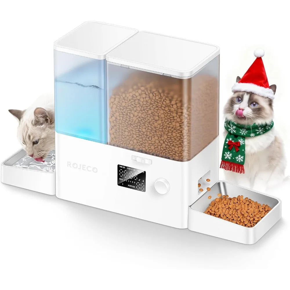 Automatic Pet Feeder and Water Dispenser for Cats and Dogs