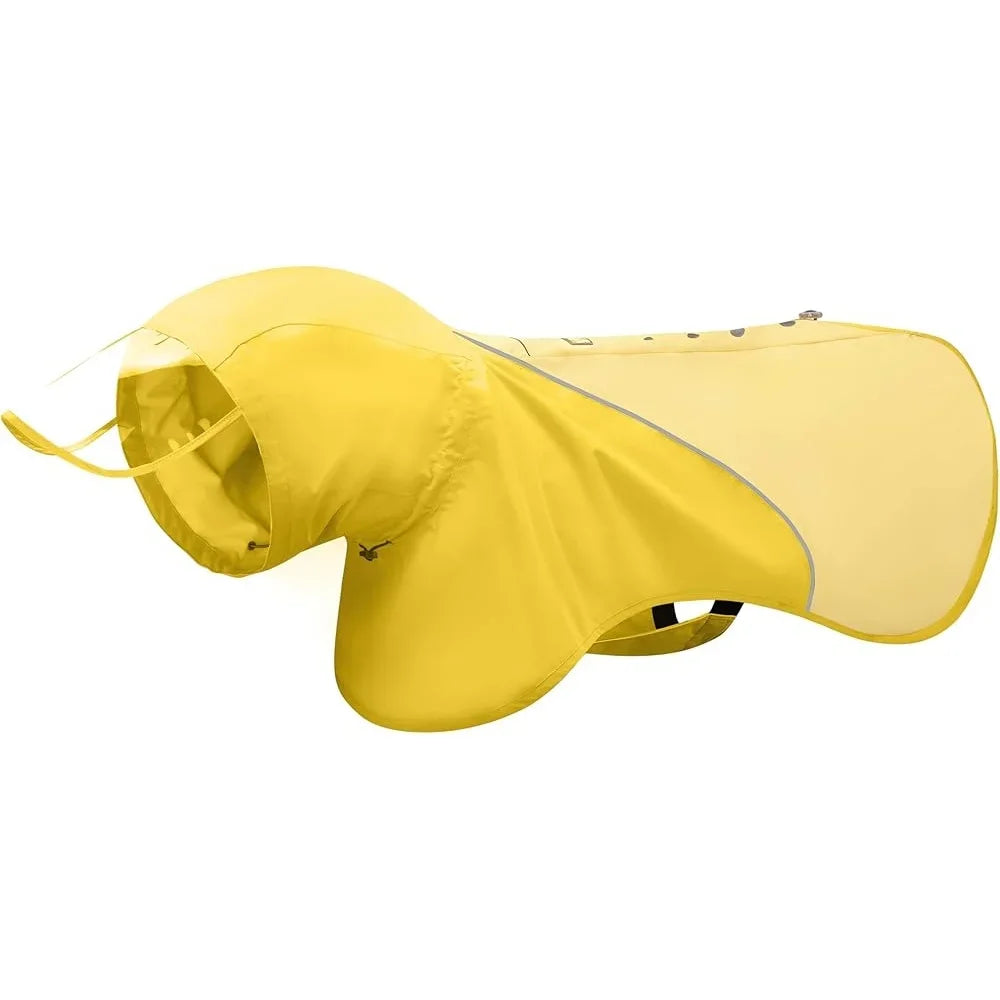DUTRIEUX Slip On Dog Rain Poncho Waterproof Lightweight Adjustable Fit For Outdoor Walks