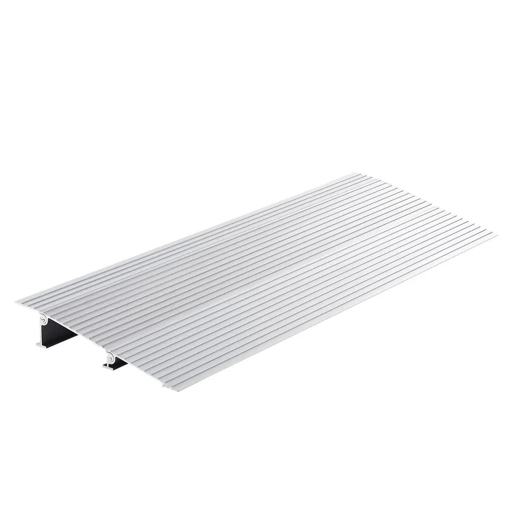 VEVOR Door Threshold Ramp, 2' Rise, 800 lbs Load Capacity, Door Ramp for Wheelchairs, Aluminum Threshold Ramp for Doorways, Adju