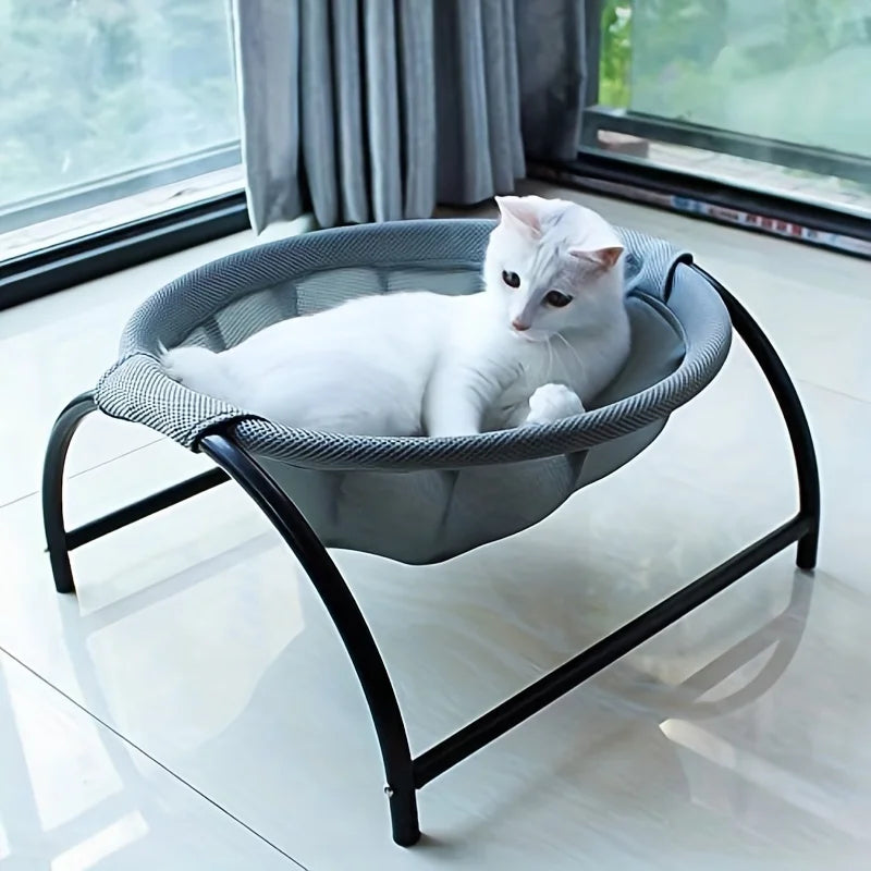 CN Cat Hammock Bed Breathable Orthopedic Cushioned ErgonomicallyDesigned Resting Pets