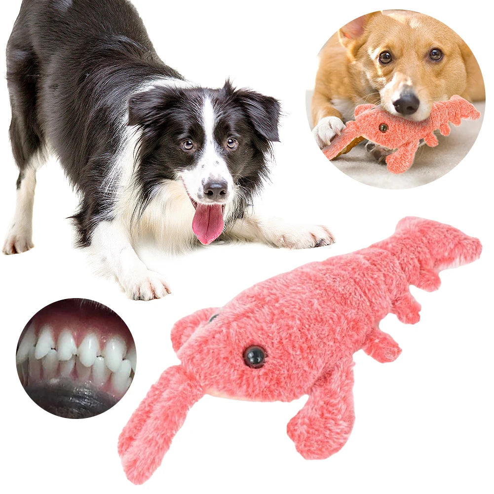 Shunmaii UltraInteractiveMotion Jumping Dog Plush Toy For Medium Breeds Teething
