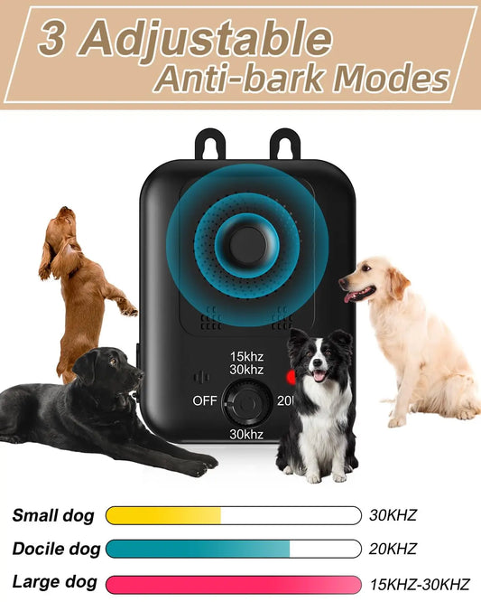 PetEdu Automatic Ultrasonic Dog Bark Deterrent For Indoor Outdoor Use