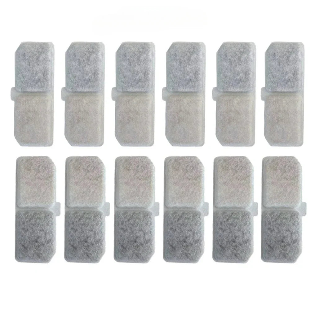 12pcs Cat Water Fountain Filter Pet Fountain Replaced Filter Accessories Pet Supplies