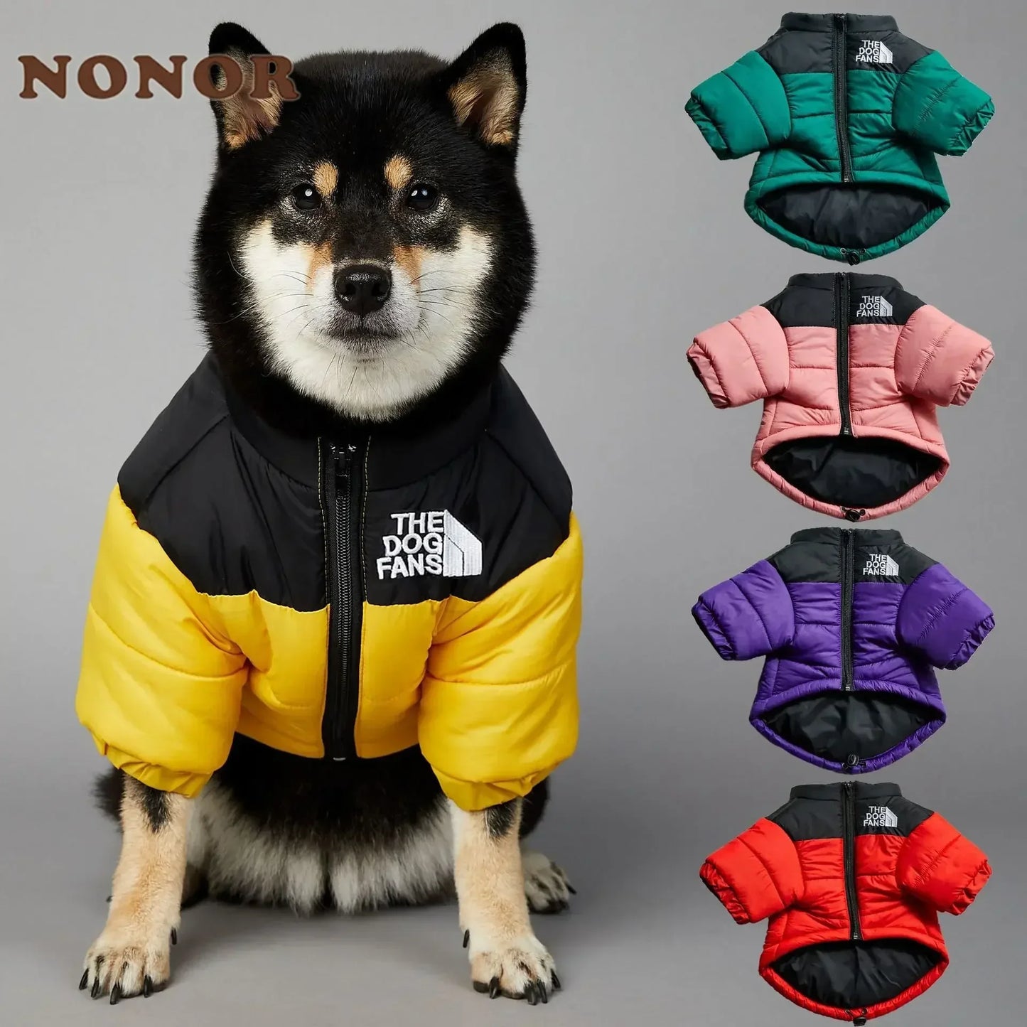 CN Zhejiang Winter Dog Down Jacket Cozy Thick Insulated Coat