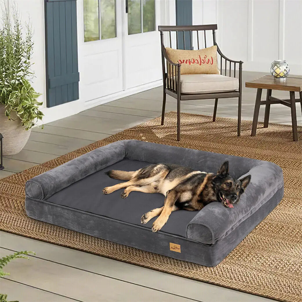 BINGOPAWCN Orthopedic Dog Bed With Removable Washable Cover