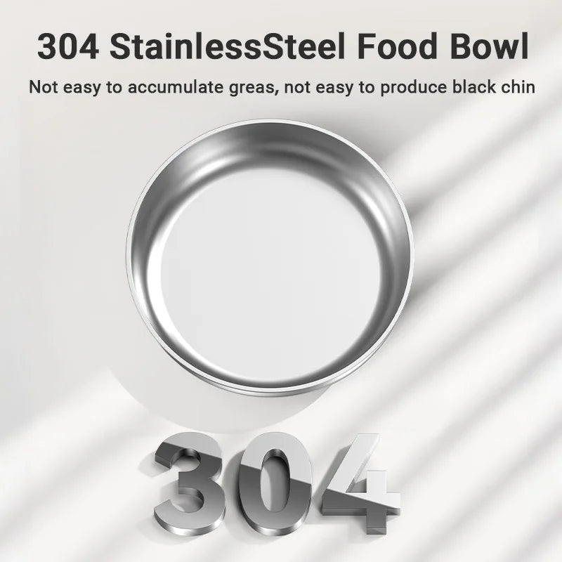 ROJECO Automatic Cat Feeder Intelligent Kibble Dispenser WiFi App ConnectivityEnhanced