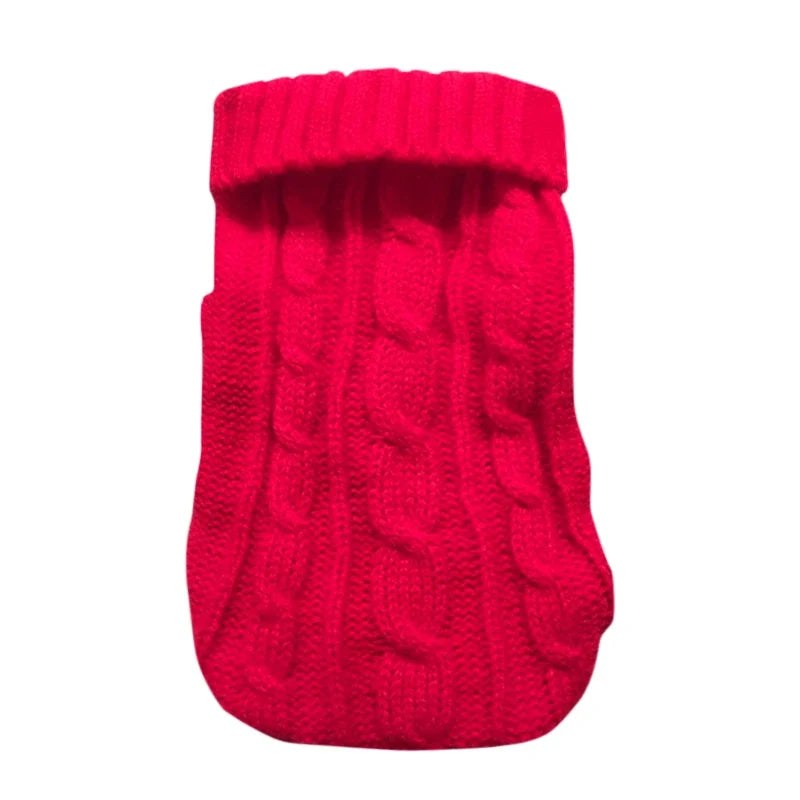 Cozy Winter Knitted Dog and Cat Sweater Coat