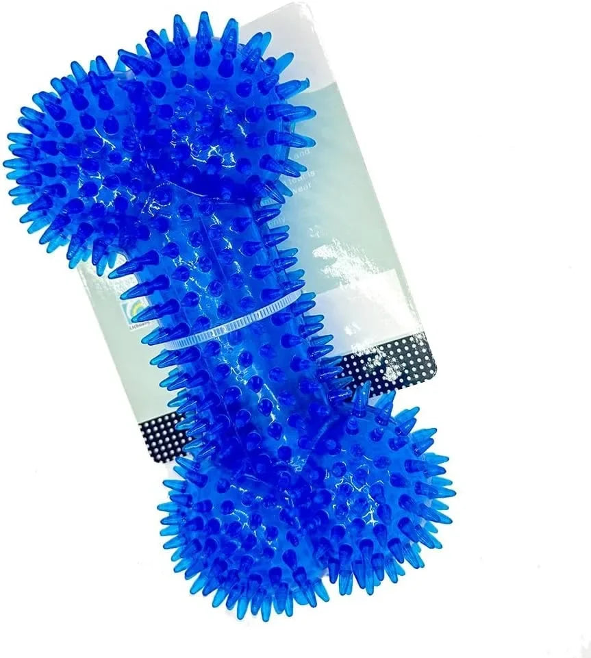 Summer Dog Chew Toys Teething Balls Durable Frozen Puppy Rubber Bone Toys Teeth Cleaning Bones Chewing Training Pet Supplies