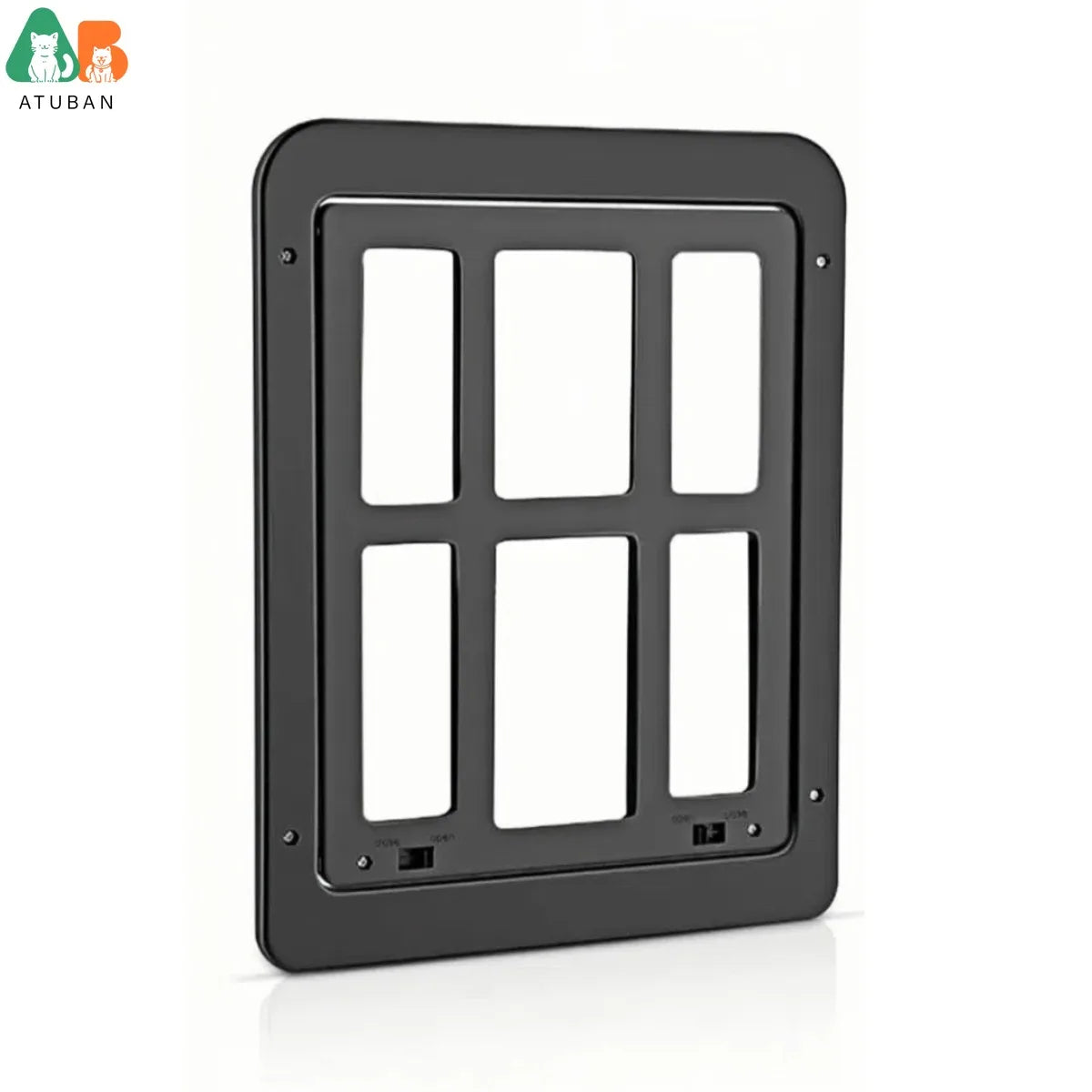 ATUBAN Dog Screen Door Automatic Magnet Close Lockable Durable ABS