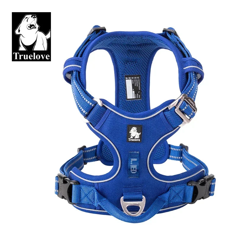 TRUELOVEB Explosion-Proof Dog Harness Camouflage Reflective Nylon