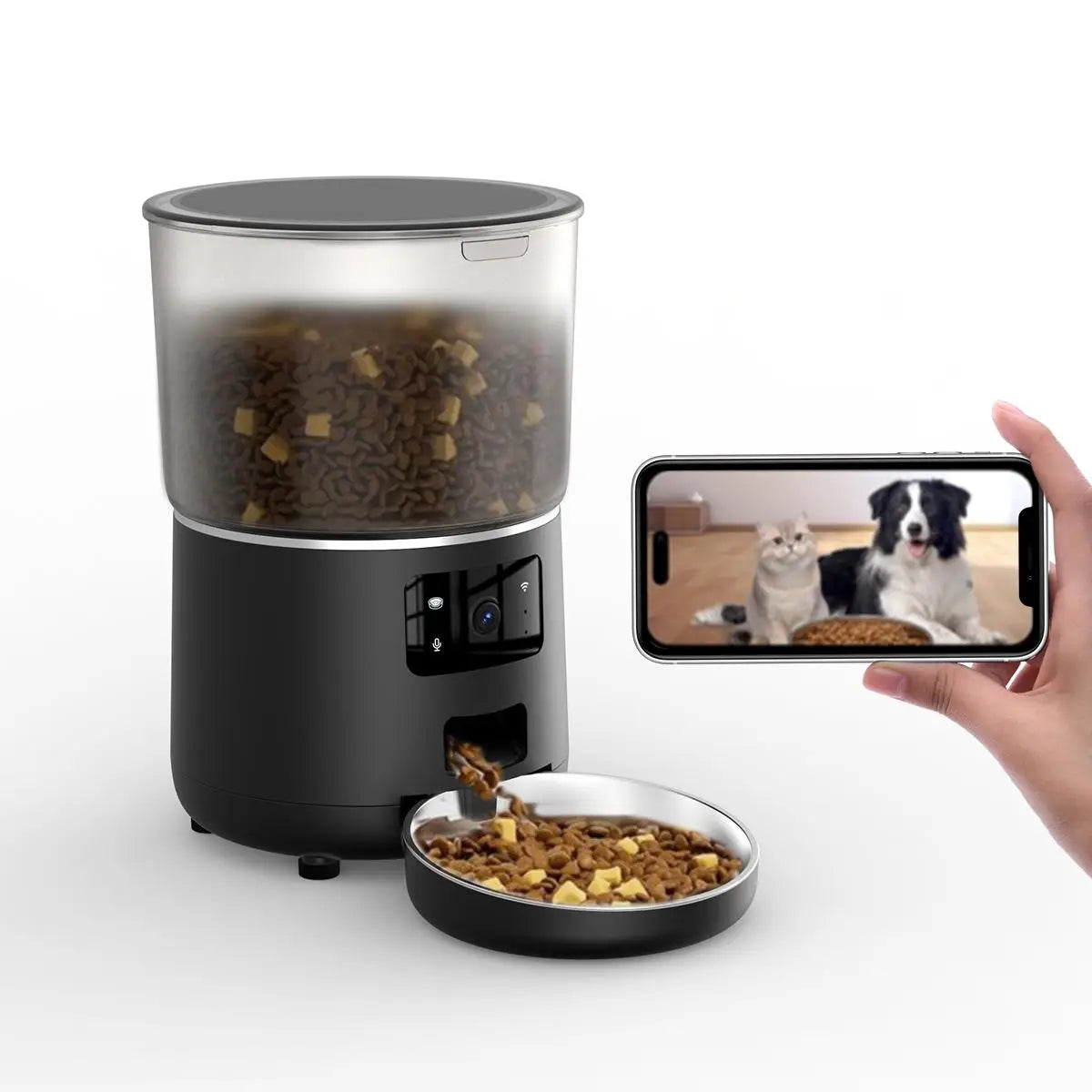 NPET Automatic Cat Feeder With Camera And Night Vision