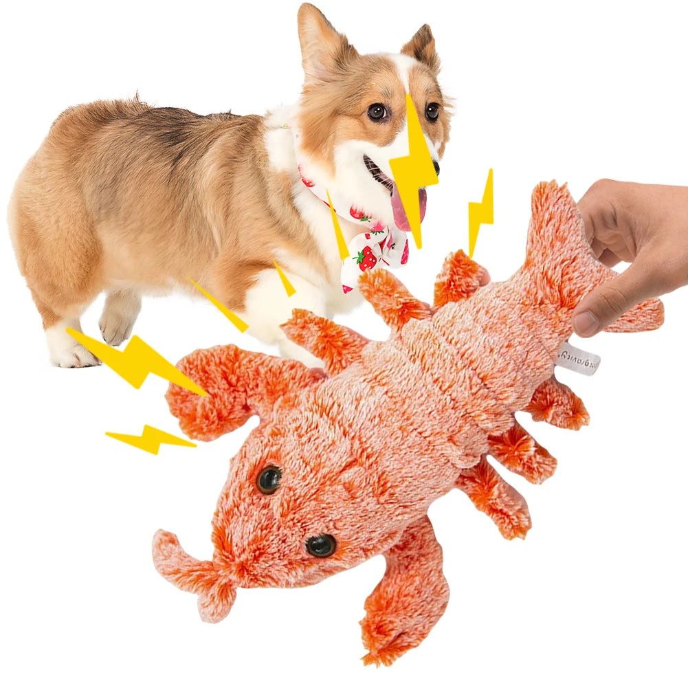 Shunmaii Floppy Lobster Multisensory Interactive Canine Toy With Realistic Teething