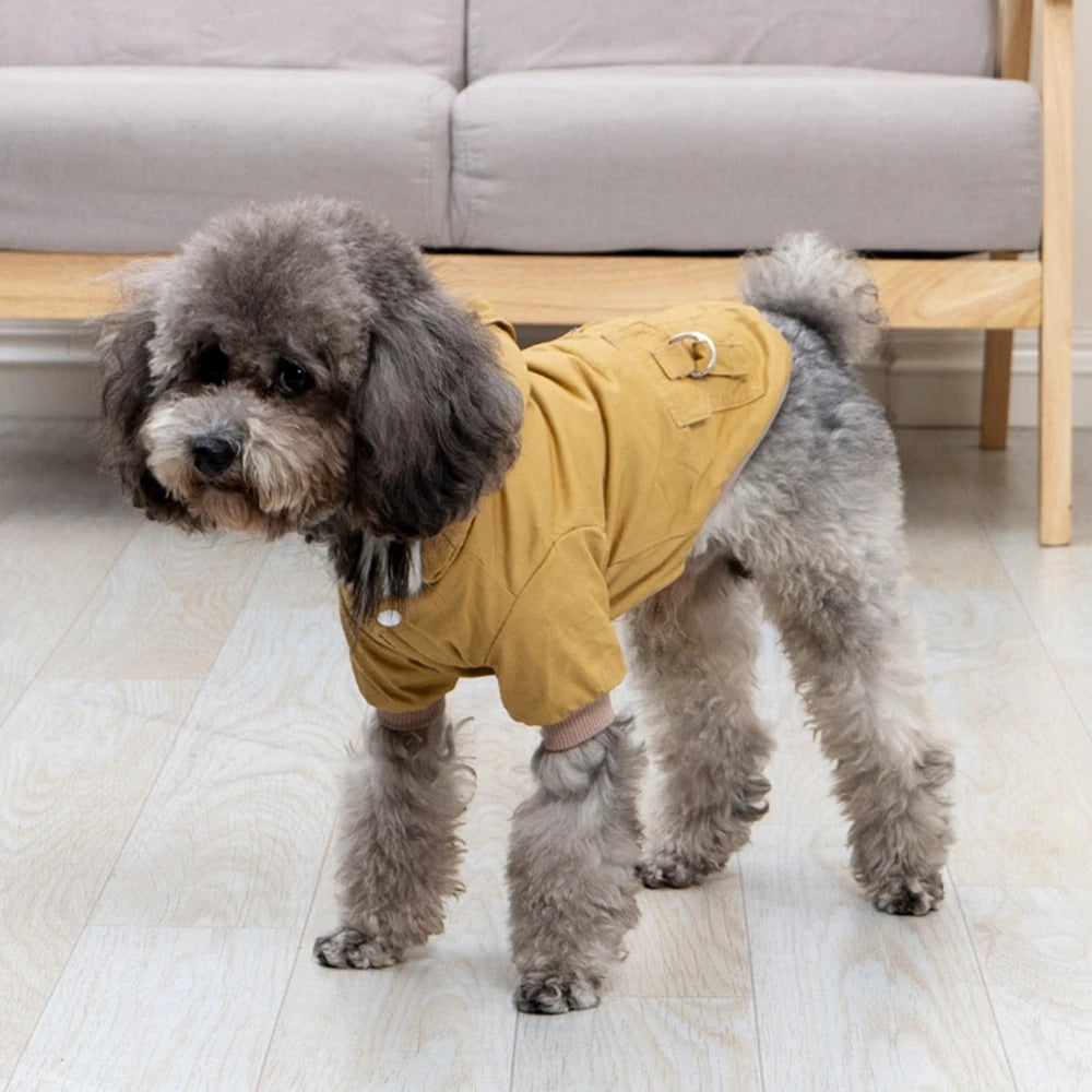 Dog Winter Puppy Pet Coat Jacket for Small Medium Dogs Thicken Warm Chihuahua Yorkies Hoodie Pets Clothing