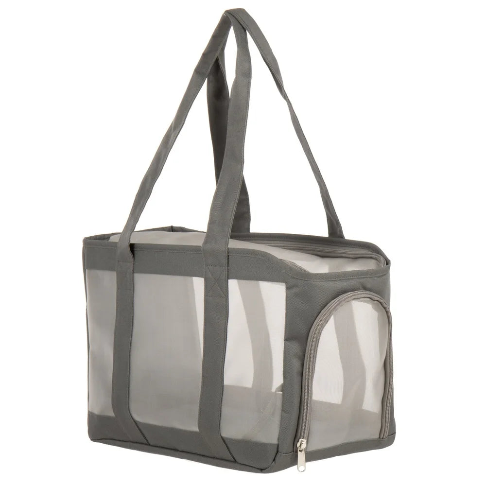 DUTRIEUX Durable Mesh Soft-Sided Pet Tote Carrier For Travel