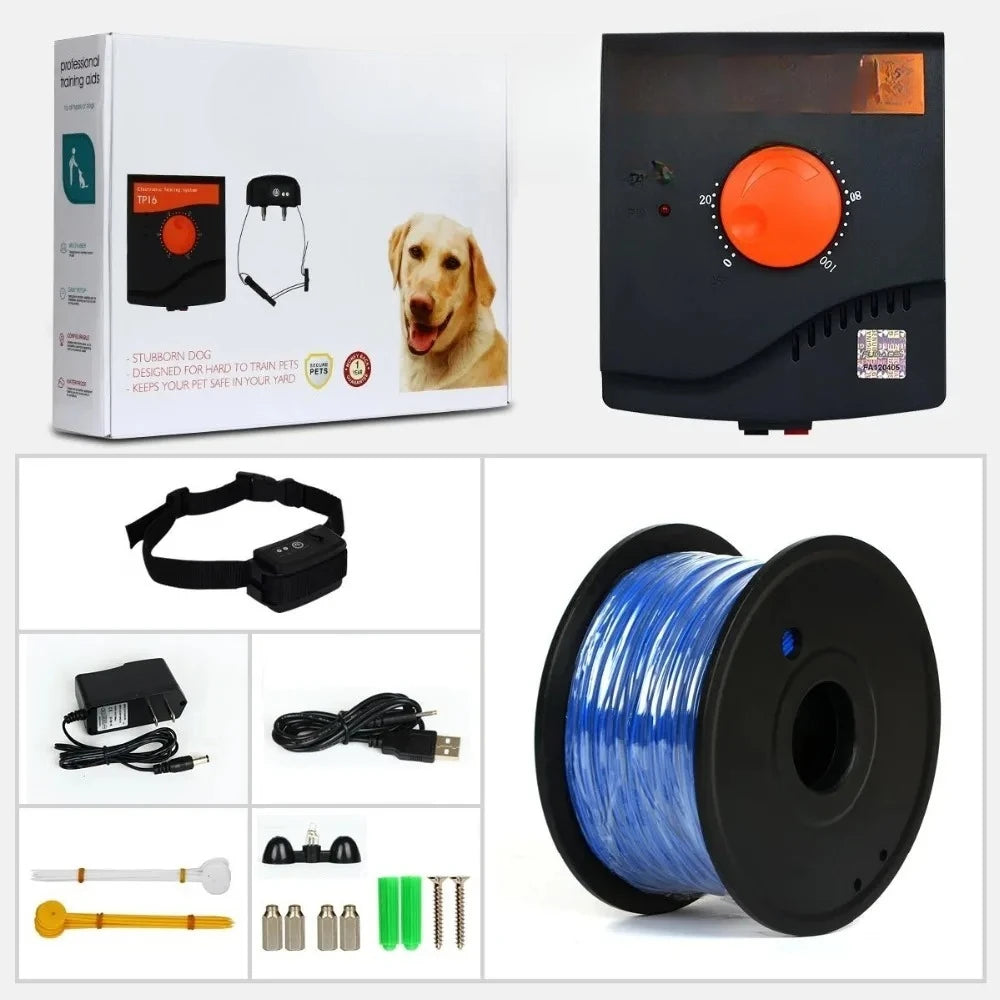 TP16 Dog Electric Fence Rechargeable Waterproof 6 Level Training Collar