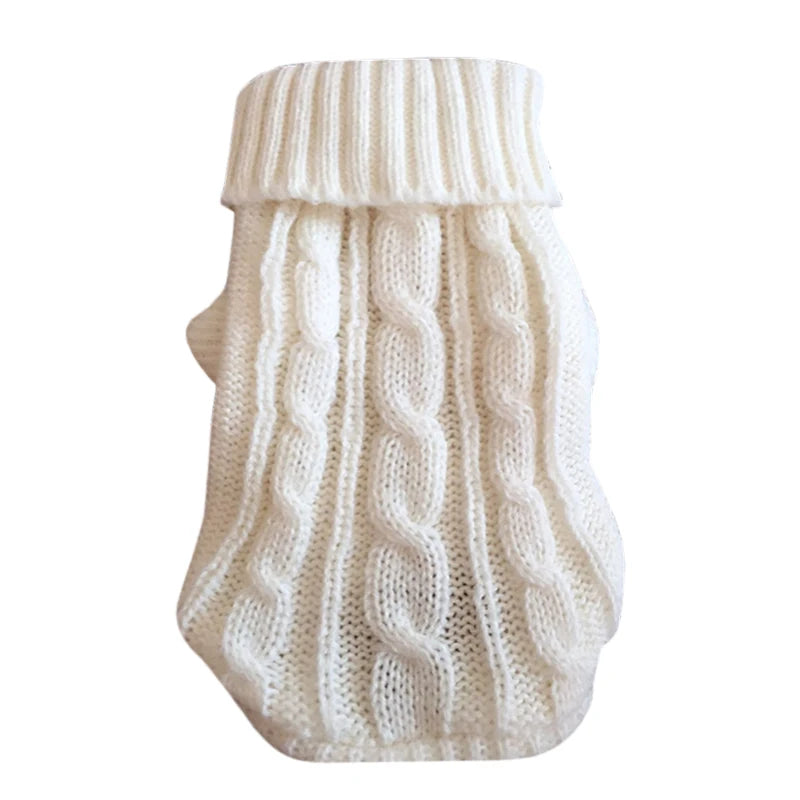 Cozy Winter Knitted Dog and Cat Sweater Coat