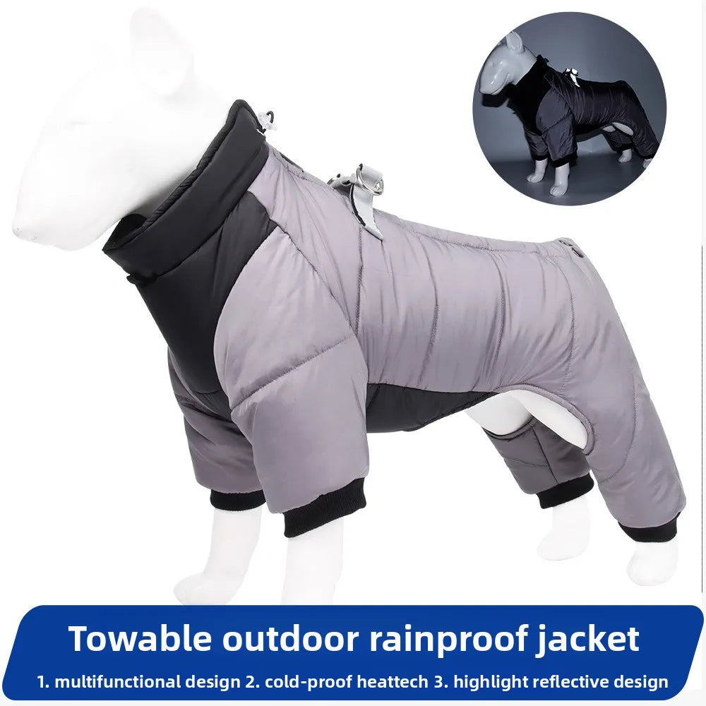 CN Zhejiang Cotton-Padded Dog Winter Coat Windproof